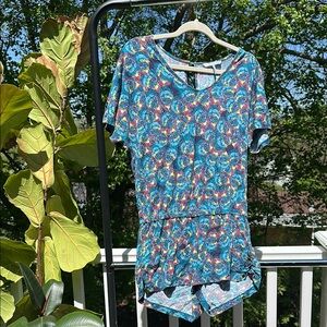 French Connection Multicolor Patterned Romper